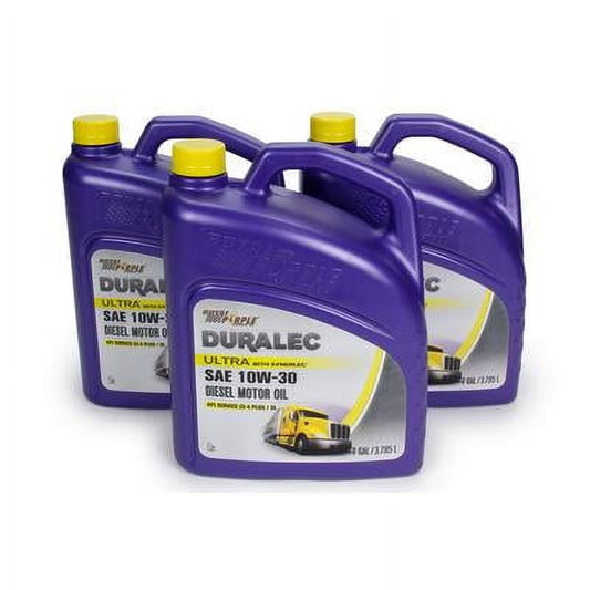 Royal Purple 80456, Duralec Ultra 10W30 Oil Case 3 X 1 Gallon Performance