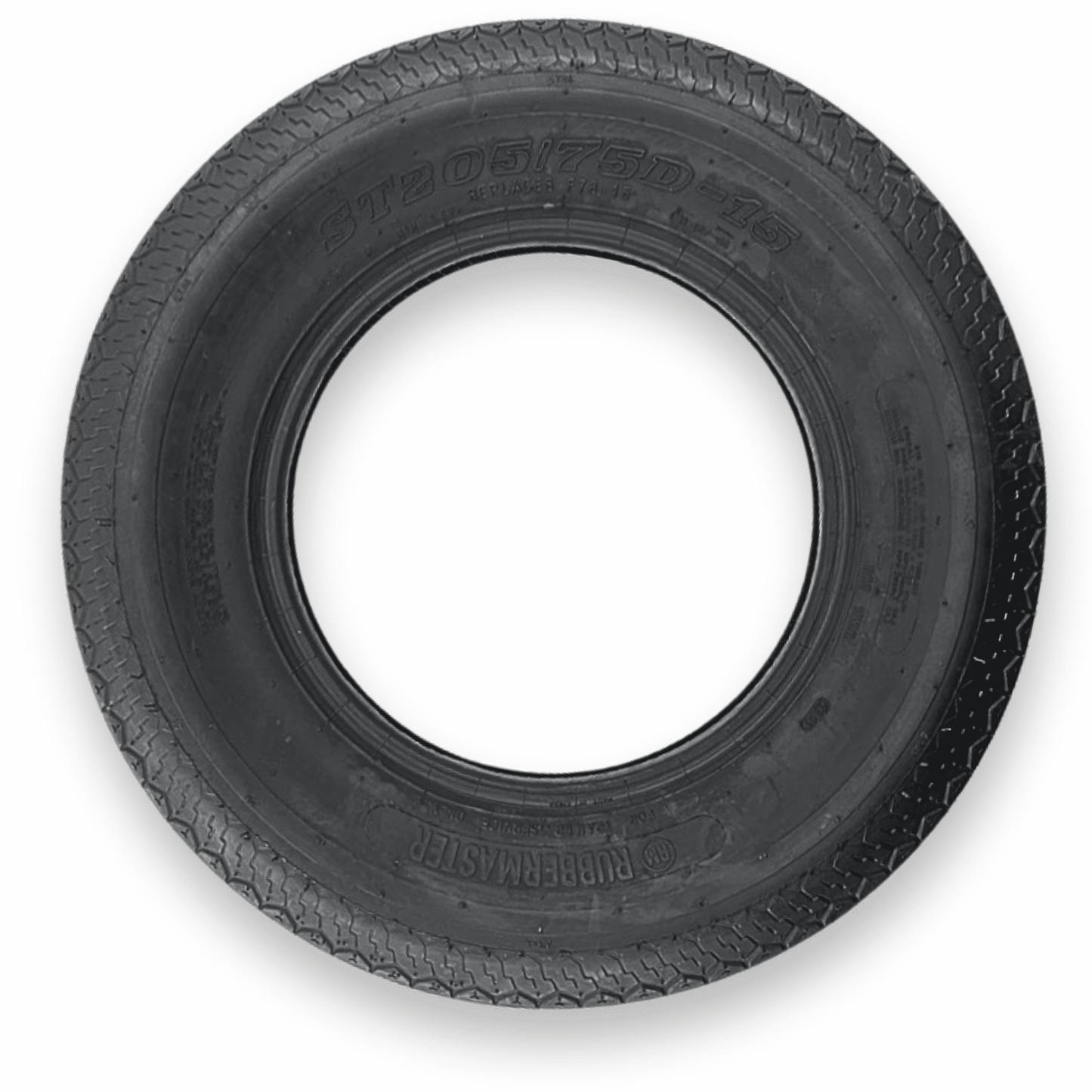 RubberMaster F78-15 (ST205/75D15) Highway Rib 6 Ply Tubeless