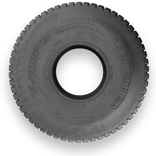 RubberMaster 20x10.00-8 Turf 4 Ply Tubeless