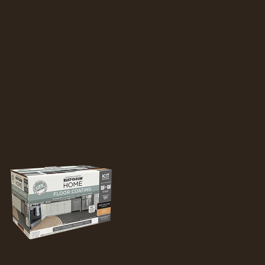 Rust-Oleum Home Matte Kona Interior Floor Coating Kit-363731T, Quart