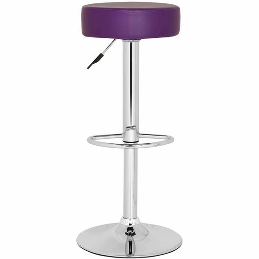 SAFAVIEH Jude Contemporary Swivel Bar Stool, Purple