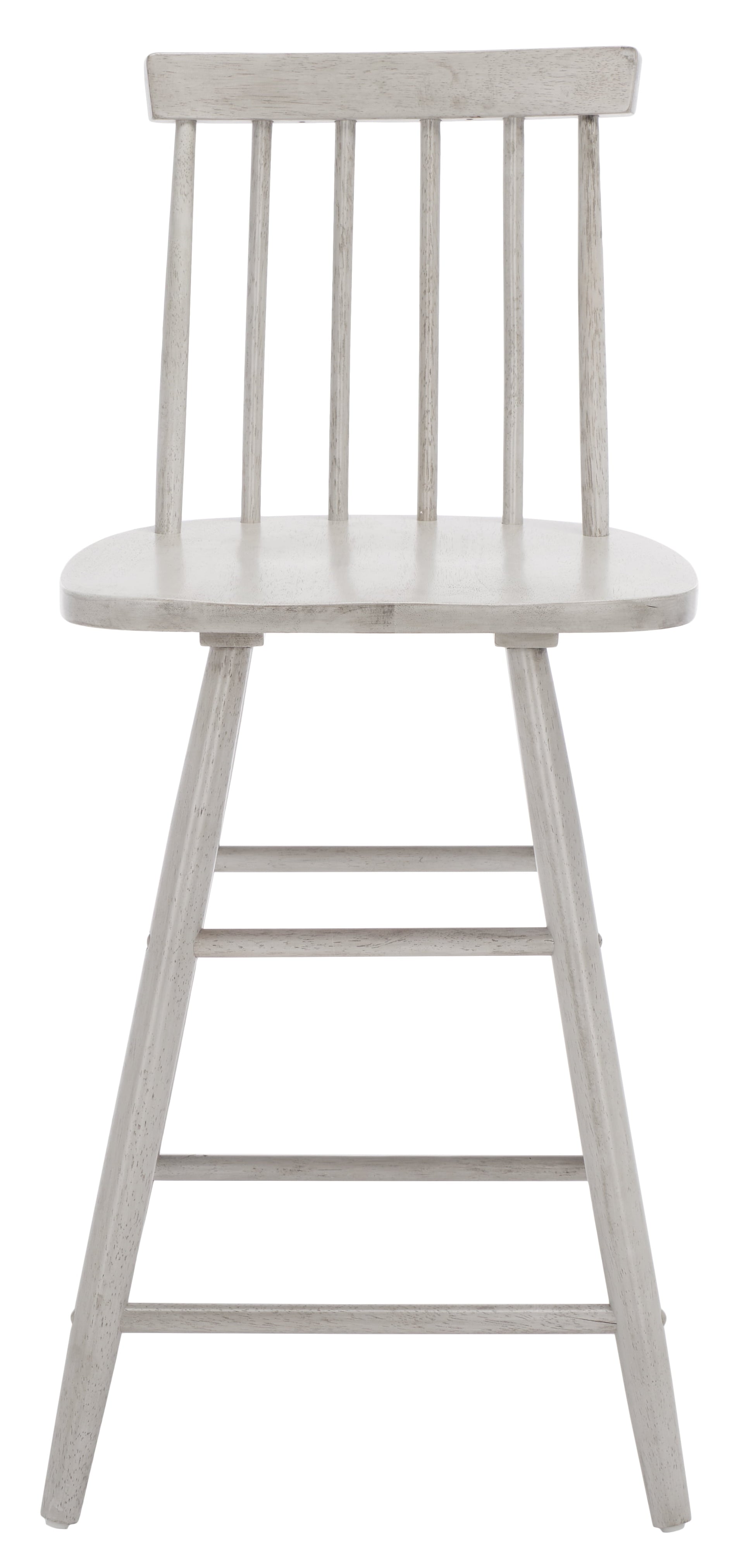 SAFAVIEH May Modern Style Wood Counter Stool, Grey (16.7 in. W x 16.7 in. D x 37.8 in. H)