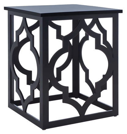 SAFAVIEH Milo Bohemian Taupe Rectangle End Table (18.8 in. W x 18.8 in. D x 23 in. H)