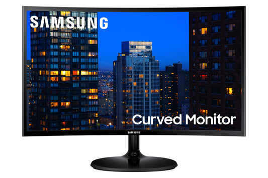 SAMSUNG 24" Curved 390C Series LED FHD Monitor with AMD FreeSync - LC24F390