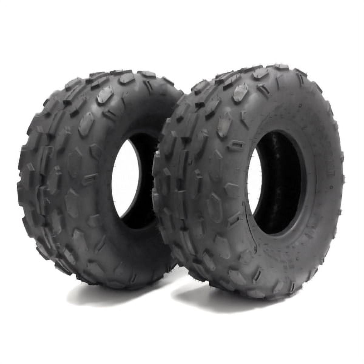 SET OF TWO: ATV Tubeless Tires 145x70-6 (14.5x7x6) P72 - Front or Rear - for HYOSUNG, KASEA, KAZUMA, LEM, LRX Small ATV w 6" Rims