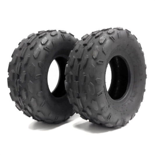 SET OF TWO: ATV Tubeless Tires 145x70-6 (14.5x7x6) P72 - Front or Rear - for HYOSUNG, KASEA, KAZUMA, LEM, LRX Small ATV w 6" Rims