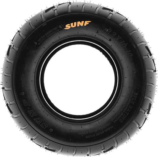 SHAORONG Pair of 2 A021 TT Sport ATV UTV Dirt & Flat Track Tires 225/45-9 (18x9-9), 6 PR, Tubeless
