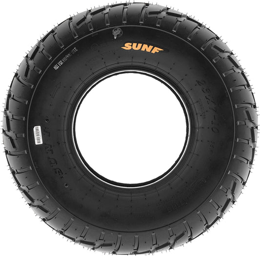 SHAORONG Pair of 2 A021 TT Sport ATV UTV Dirt & Flat Track Tires 23x7-10, 6 PR, Tubeless