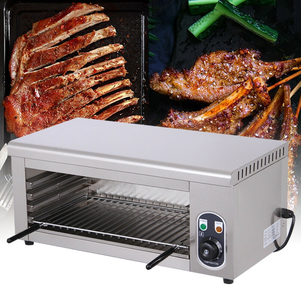 SHZICMY 2000W Electric Oven Cheese Melter Salamander Broiler BBQ Gril Countertop Toaster