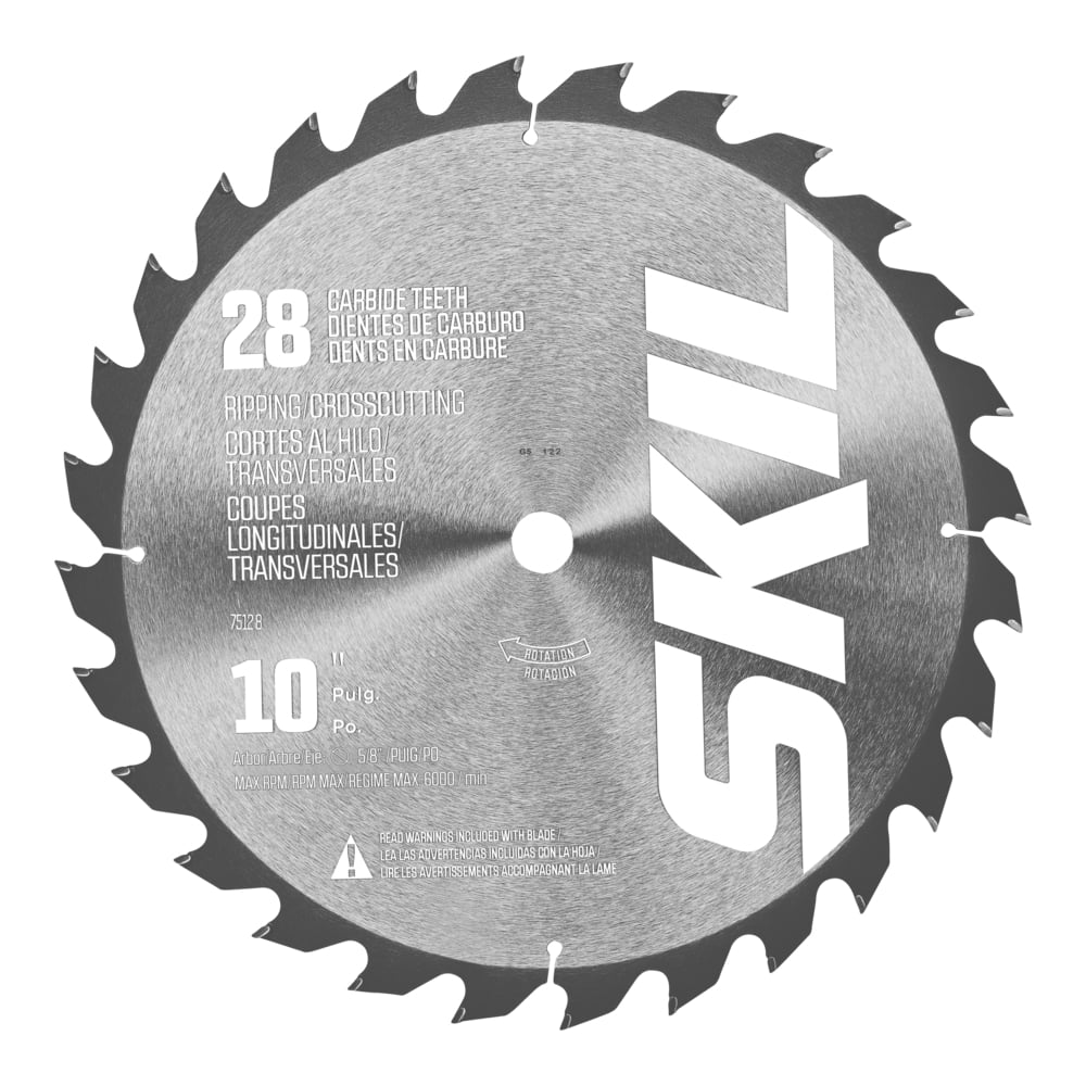 SKIL 10'' 28-Tooth Carbide Tipped General Purpose Saw Blade - 75128M