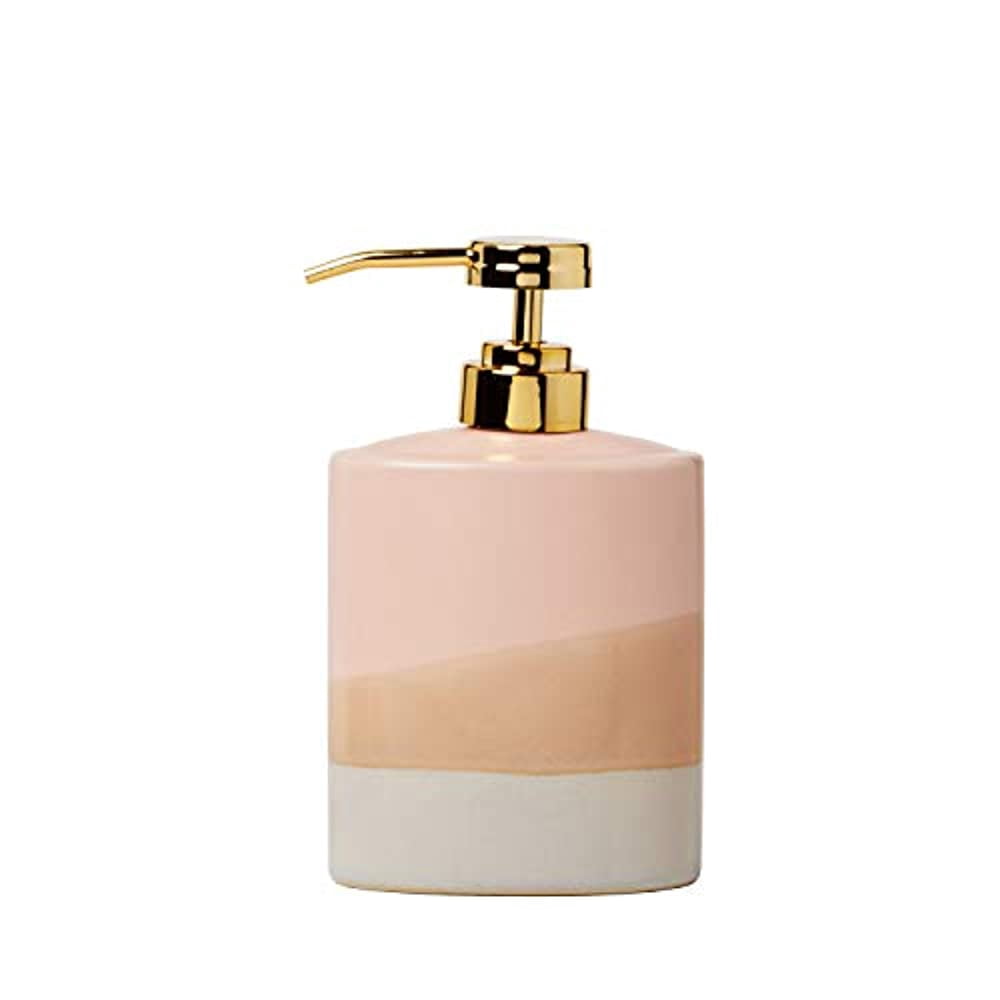 SKL Home Alanya Dispensador de LociÃ³n/jabÃ³n, Rosa, 10.34 oz