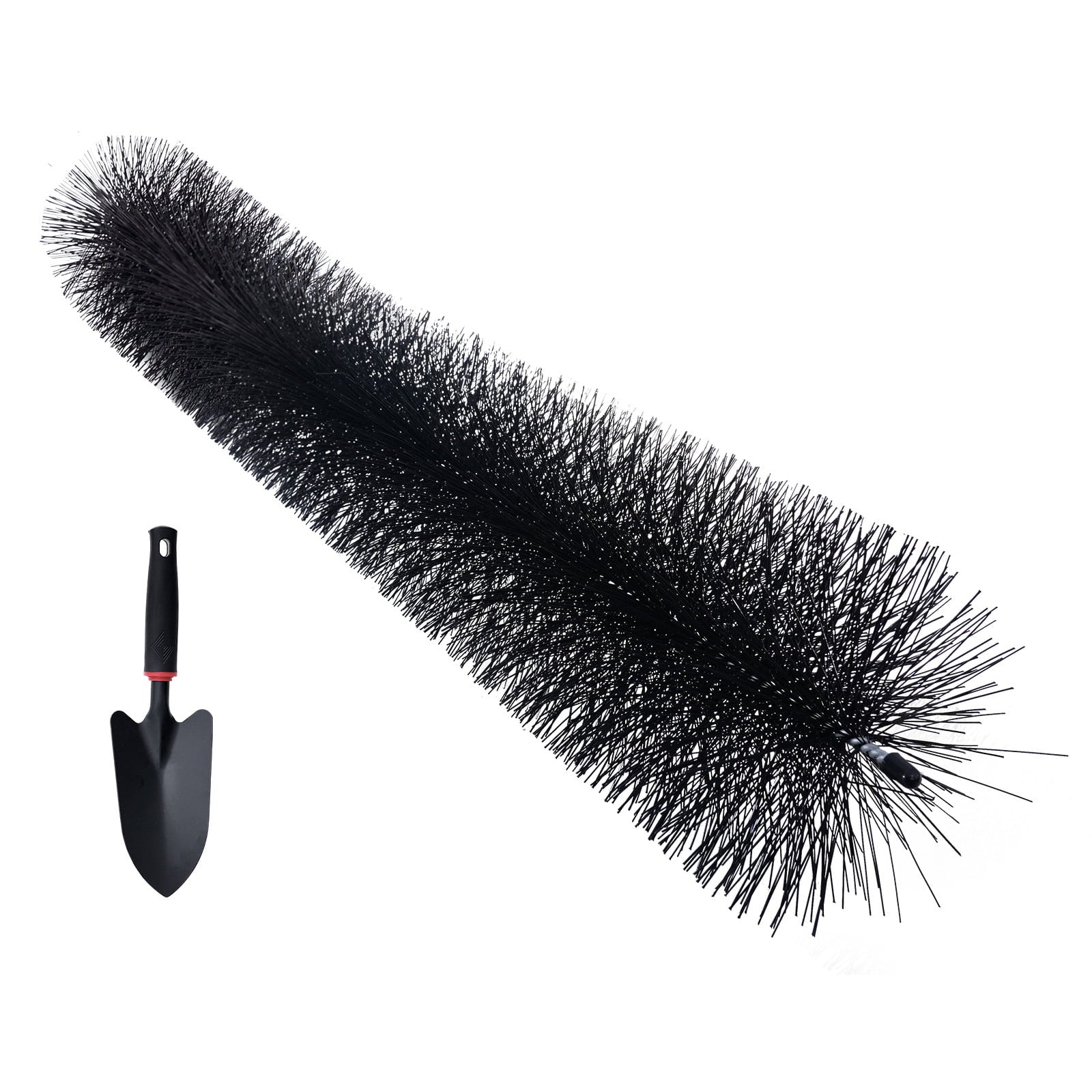 KFFKFF 60 ft Long Gutter Guard Brush Bristle Leaf Guard 5.25" Diameter