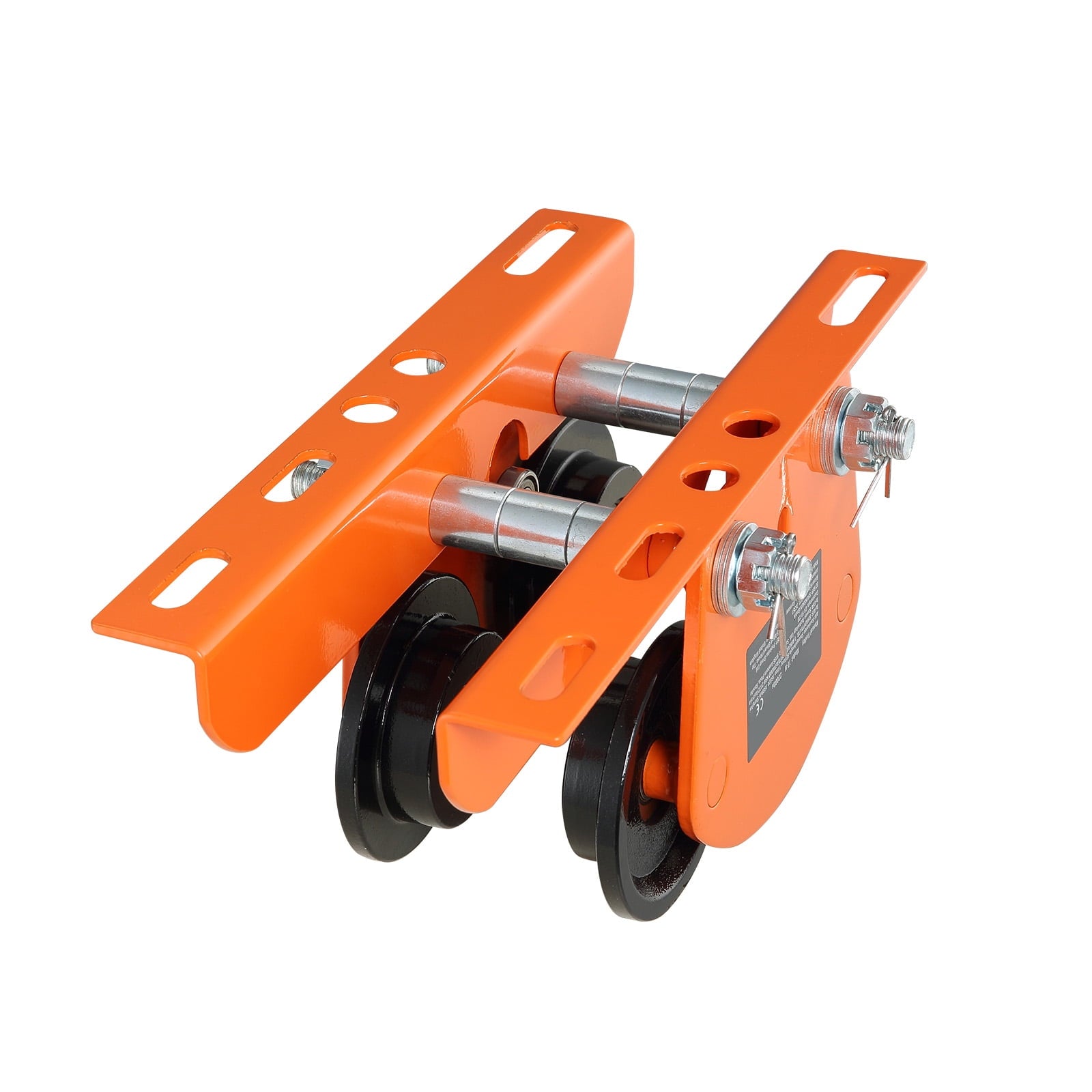 SKYSHALO Electric Hoist Trolley, 2200 lbs Capacity, Compatible with PA200-PA500 Models, Push Beam Dual Wheel Trolley, Beam Width 2.68"-4.33" Adjustable for I Beams