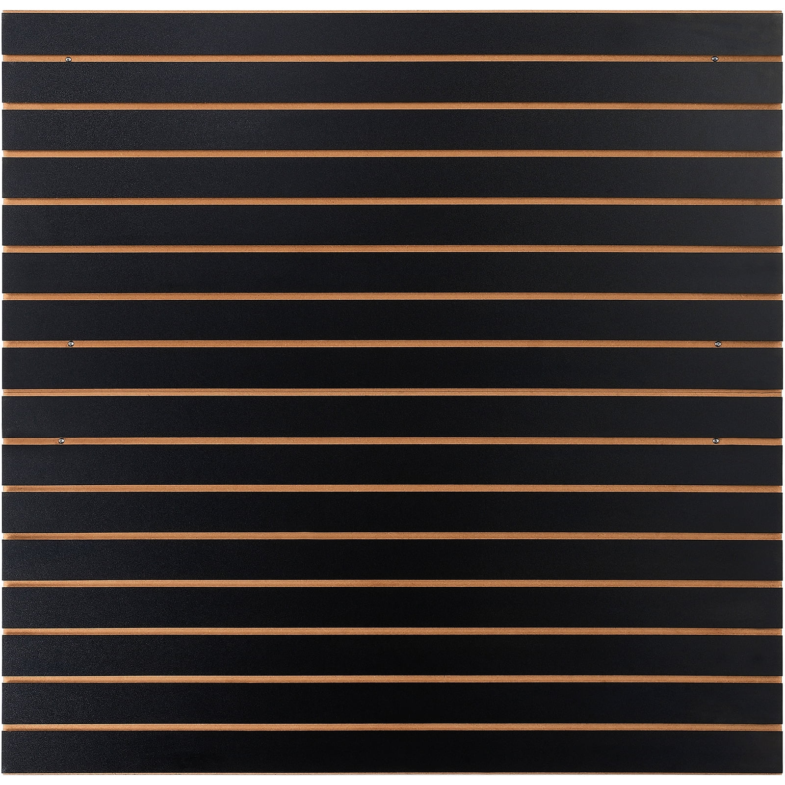 SKYSHALO Slatwall Panels, 2-Pack Black Wall Panels for Garage 24"H x 48"L, Durable Organizer for Retail, Garage, and Crafts