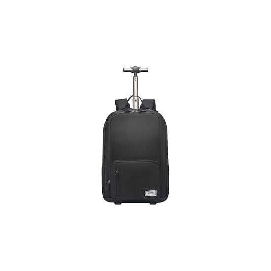 Solo New York Bleecker Laptop Backpack with Wheels Medium Black (UBN786-4)