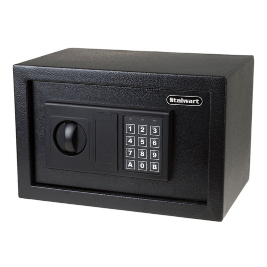 Stalwart Electronic Digital Steel Safe Box with LED Keypad-Color Beige