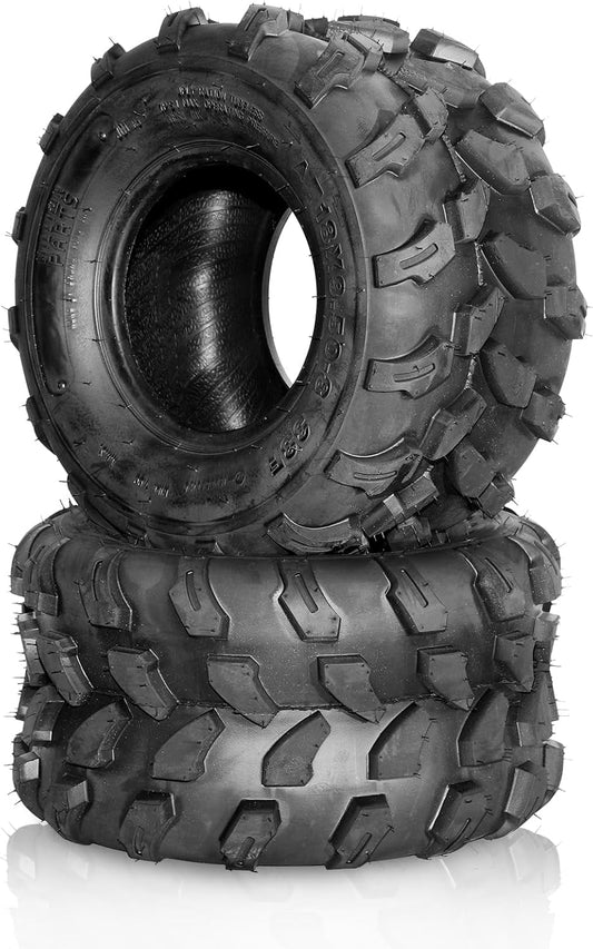 SUNROAD ATV UTV Tires 18X9.5-8 Sport All-Terrain Tubeless Tires 18x9.5x8 4 Ply Load Range B Pack of 2