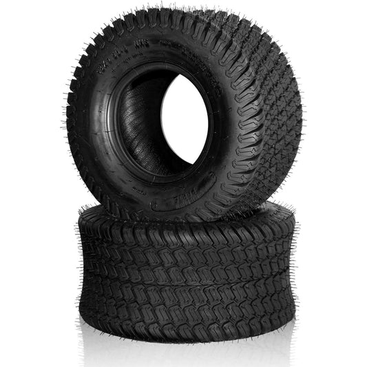 SUNROAD Set of 2 18x9.50-8 Lawn Mower Golf Cart Turf Tires 18x9.50x8 4Ply
