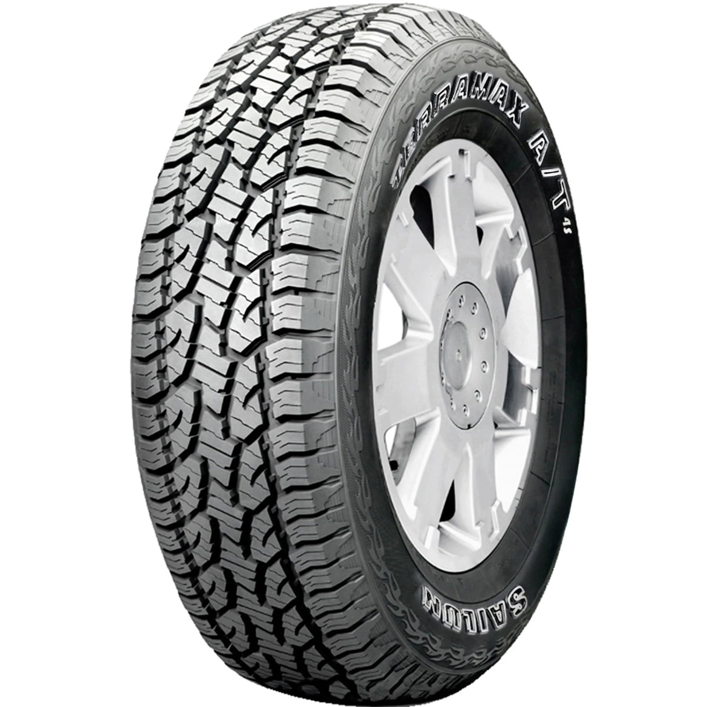 Sailun Terramax A/T 4S LT245/75R17 121S E Tire Fits: 2014-15 Jeep Wrangler Sport, 2021 Jeep Wrangler Unlimited Islander