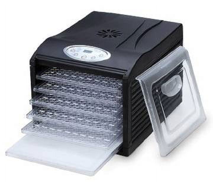 Samson "Silent" 6 Tray Dehydrator with Digital Controls Quiet and Convenient