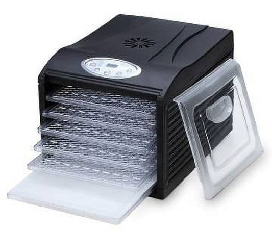 Samson "Silent" 6 Tray Dehydrator with Digital Controls Quiet and Convenient