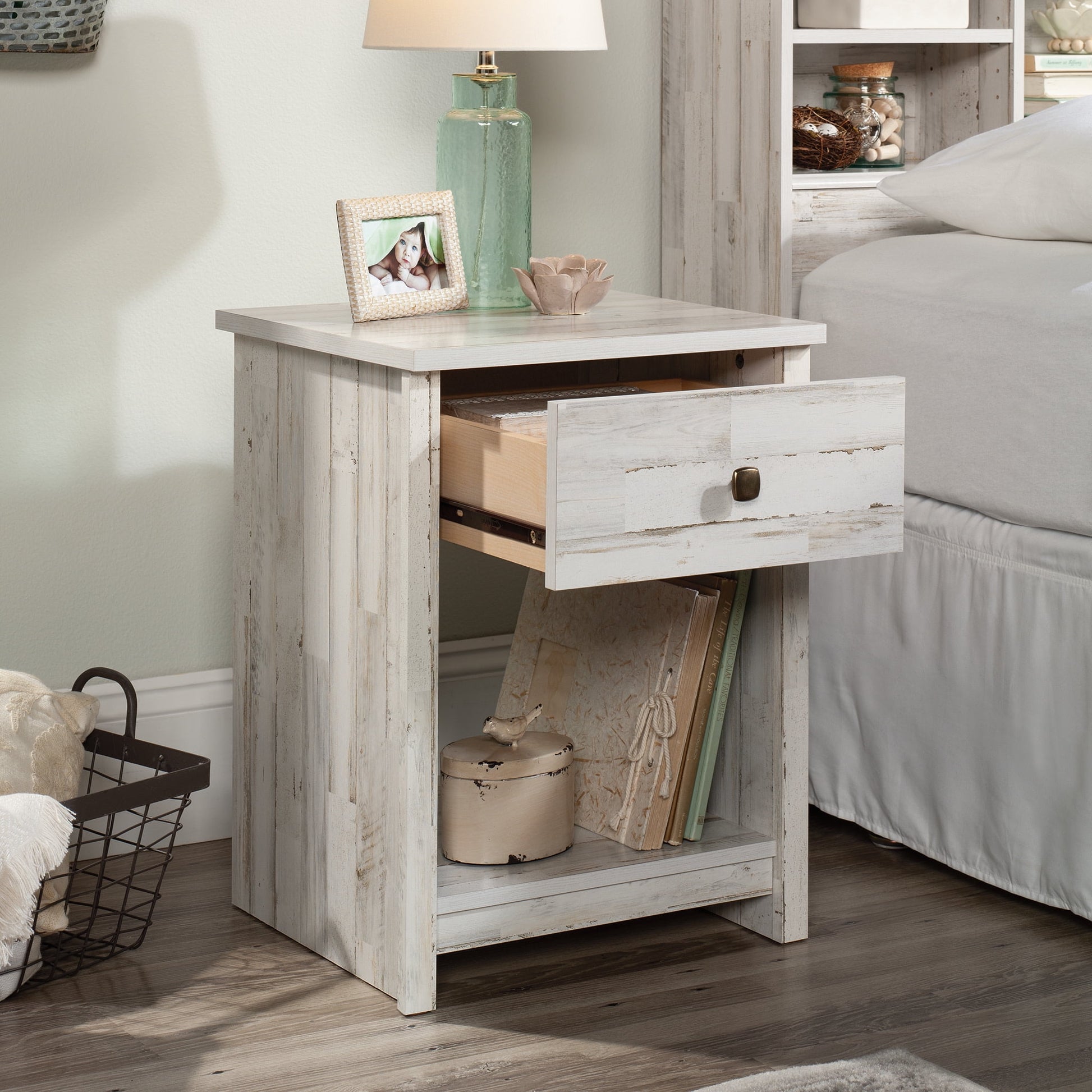 Sauder River Ranch Night Stand, Sindoori Mango Finish