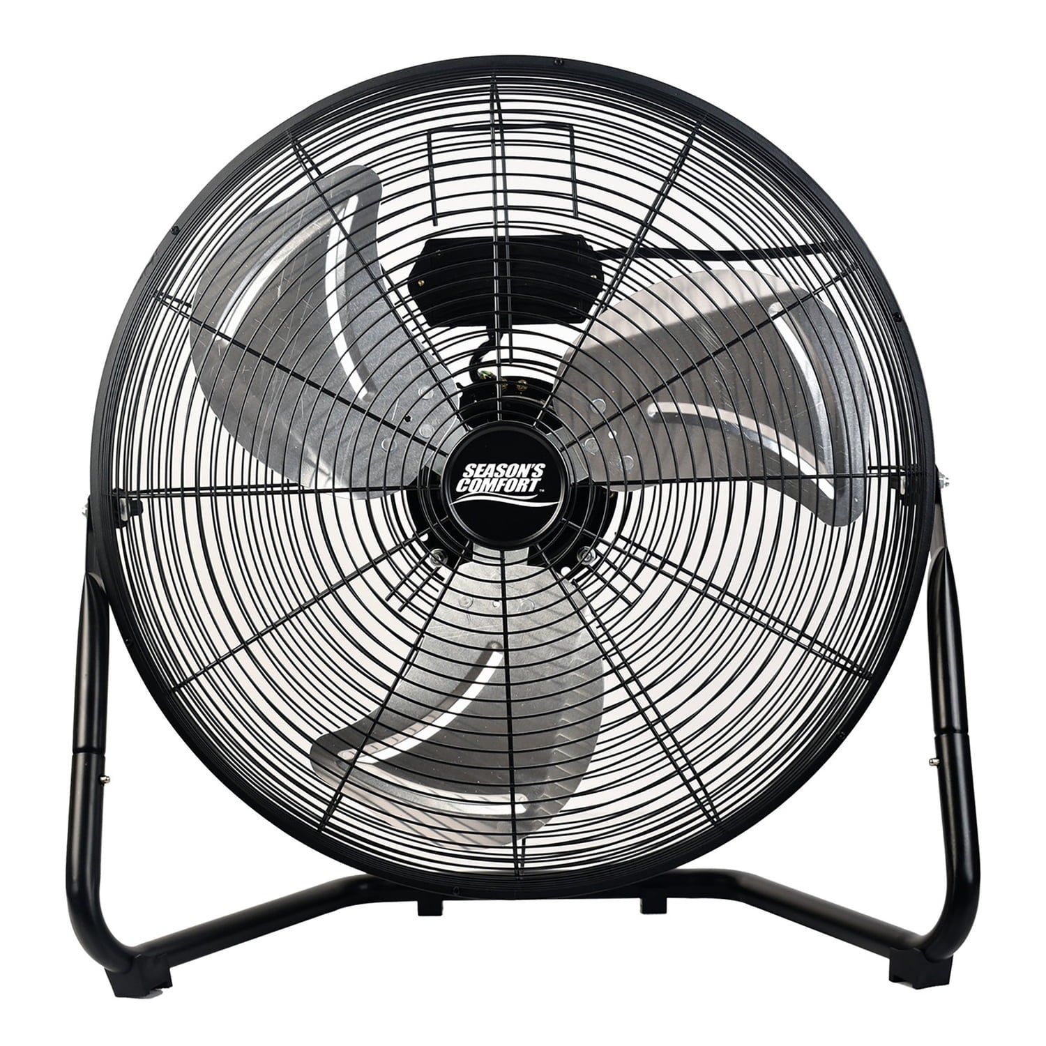 Seasons Comfort 9-In. 3-Speed High-Velocity Heavy-Duty Floor Fan, FHV09, Black