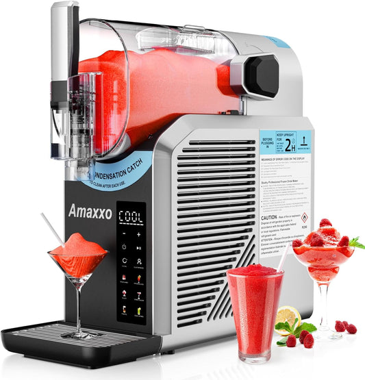 Sedeke Slushie Machine for Home 15-60Mins - 88oz Slushy Machine Maker No Ice Needed Self Cleaning, Frozen Drink Machine, 7 Preset Programs