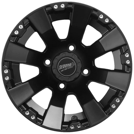 Sedona Spyder ATV Wheel - Black [12x7] 4x110 +10mm [570-1140]