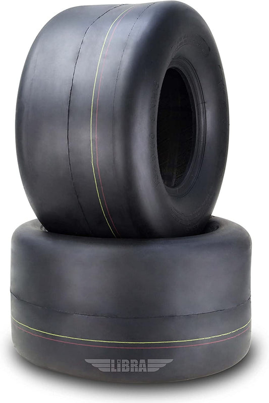 Set 2 WANDA 18x9.5-8 18x9.50-8 Smooth Lawn Mower Utility Cart Turf Tires 18x9.5x8 /4 ply - 13210