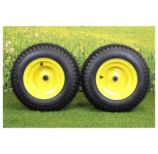 (Set of 2) 16x6.50-8 Turf Tire & Wheel Assembly .75 Precision Bearing - ATW-003
