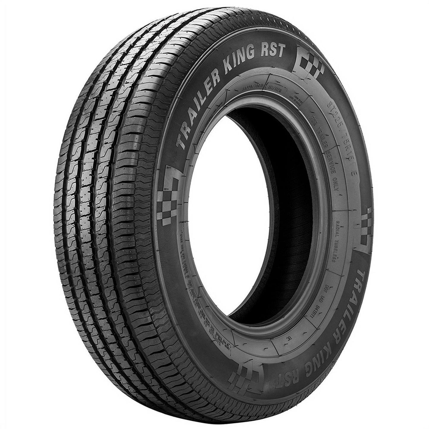 Set of 2 Trailer King RST ST205/75R15 107/102M D Tires