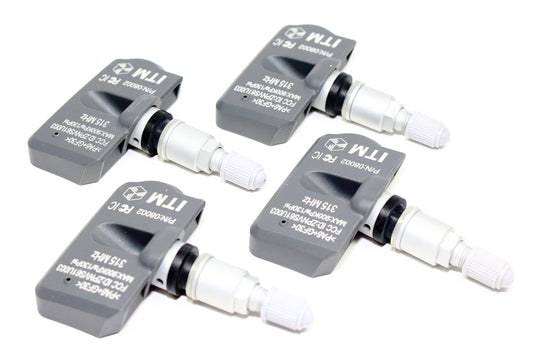 Set of 4 ITM 315mhz TPMS Tire Pressure Sensors 2005 2006 2007 2008 2009 2010 2011 2012 Nissan Pathfinder Schrader OEM Replacement