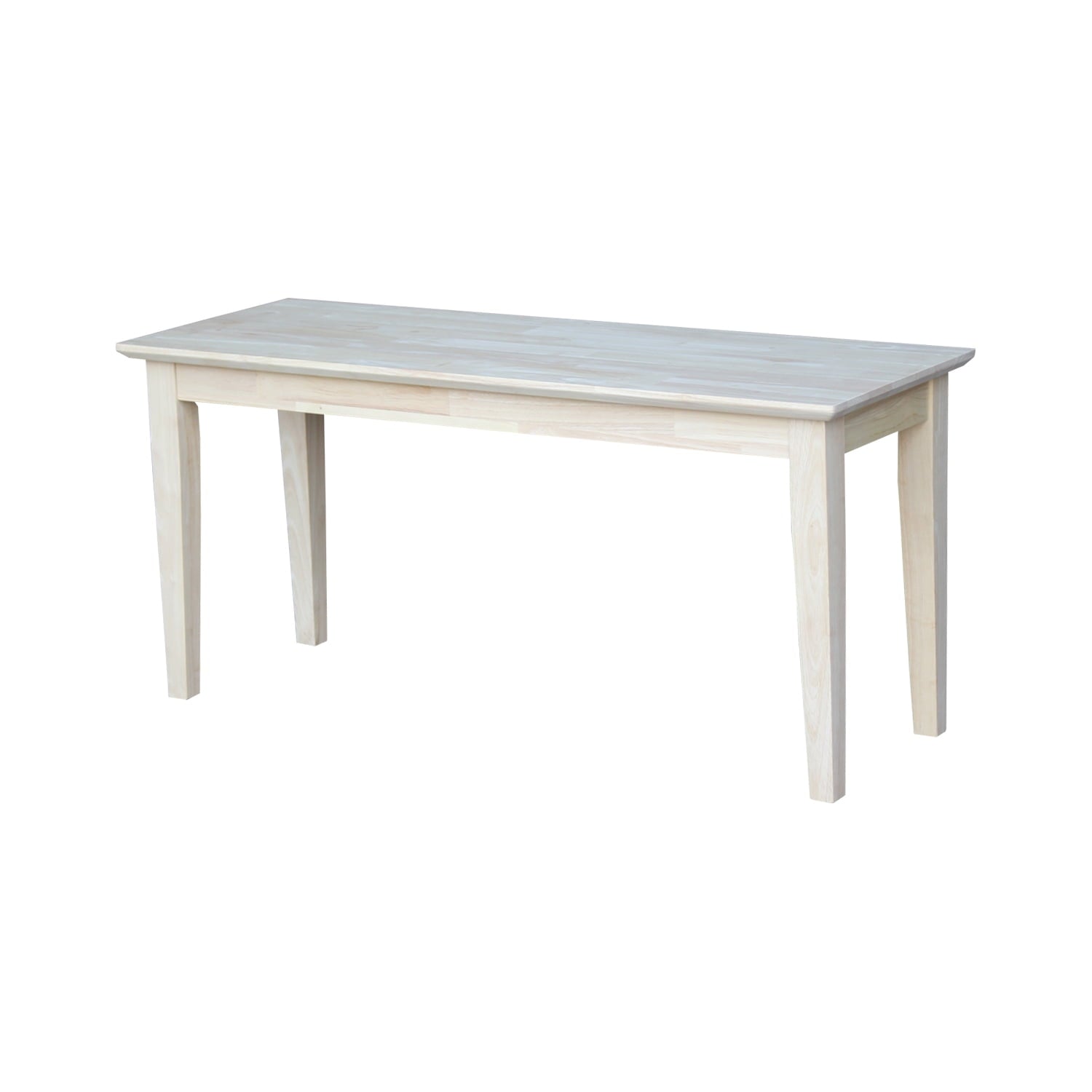 Shaker Styled Bench  Washed Gray Taupe