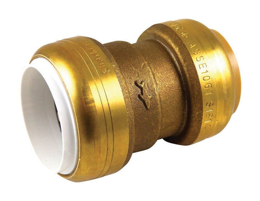 SharkBite Push to Connect 1 in. IPS x 1 in. Dia. CTS Brass Coupling