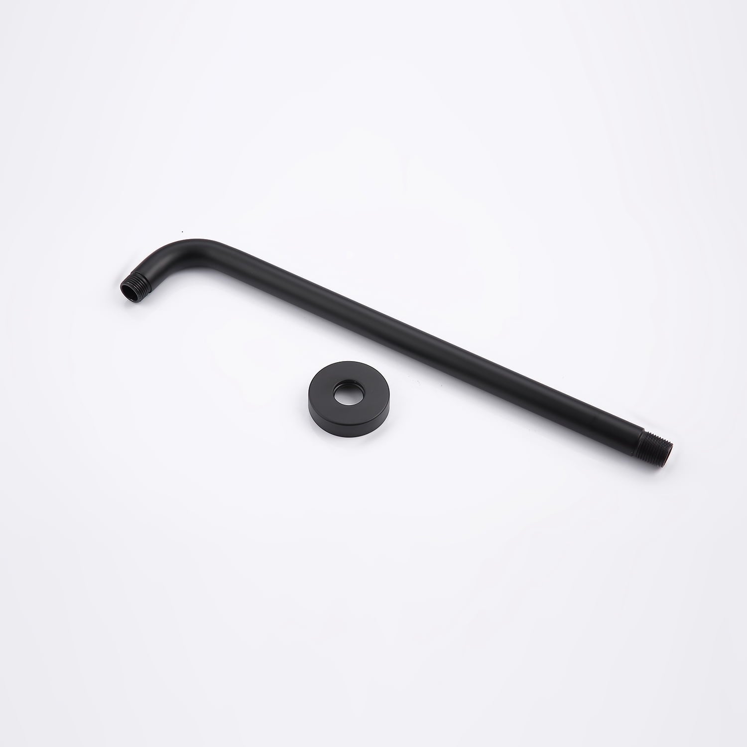 Shower Arm, Extra Fixed Arm with Flange, Stainless Steel Wall-Mounted ShowerHead Arm