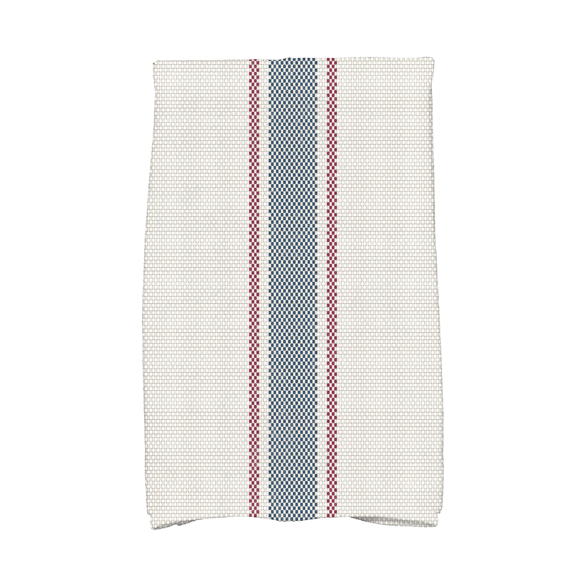 Simply Daisy, 16 x 25 inch, Grain Sack Kitchen Towel, Rust