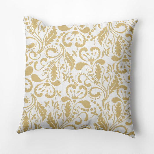 Simply Daisy 18" x 18" Aurora Polyester Indoor/Outdoor Throw Pillow, Yellow