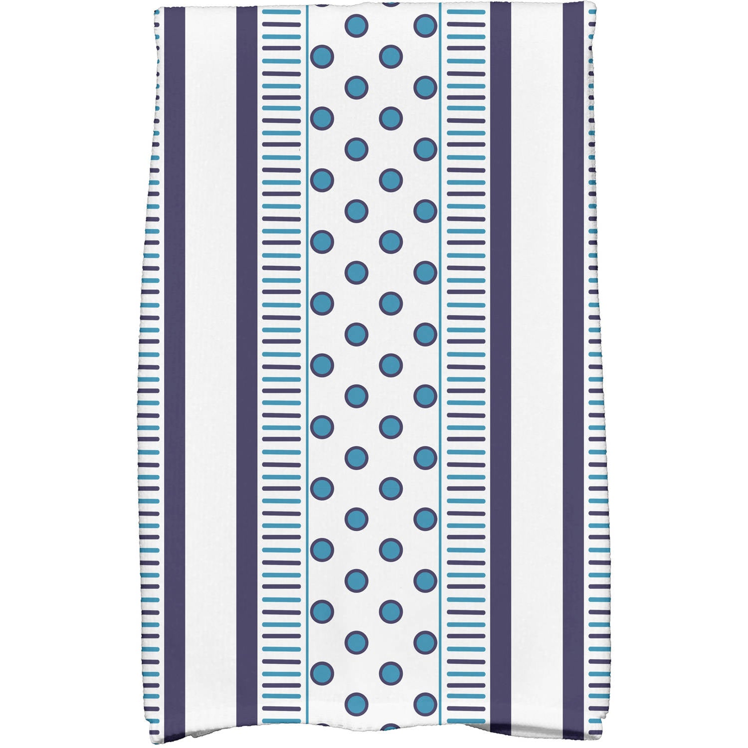 Simply Daisy 18" x 30"Comb Dot Stripe Print Hand Towels
