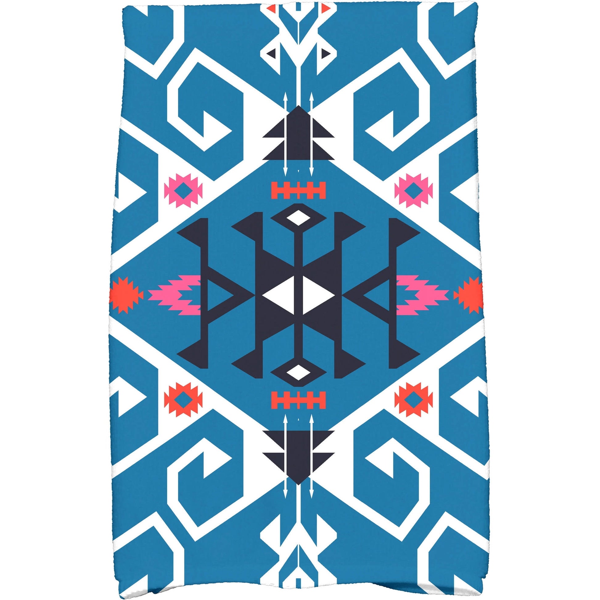 Simply Daisy 18" x 30" Jodhpur Medallion Geometric Print Kitchen Towel