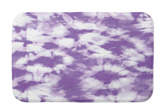 Simply Daisy 24" x 17" Plush Microfiber Purple Chillax Bath Mat
