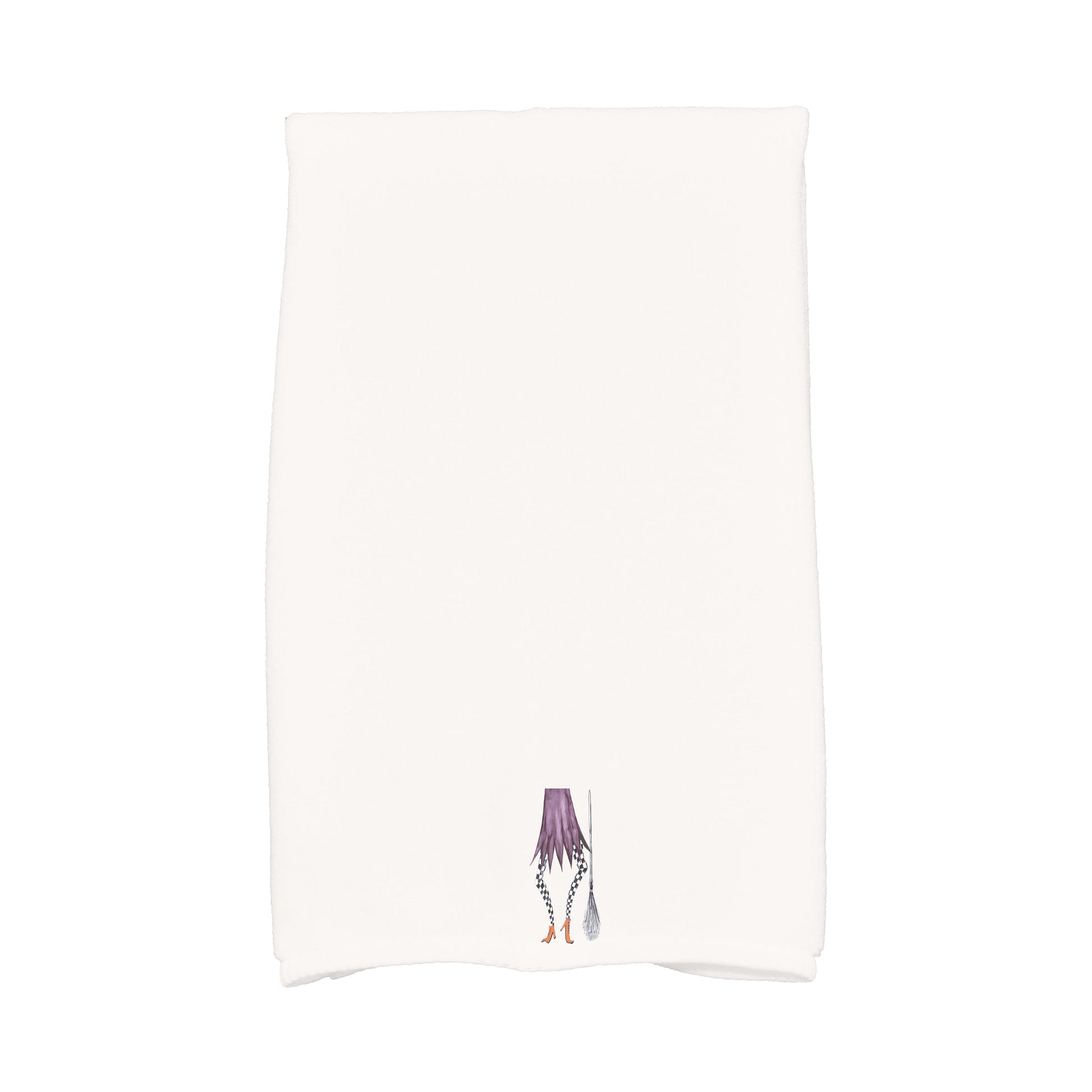 Simply Daisy Esmerelda 16x25 Inch Cream Halloween Print Kitchen Towel