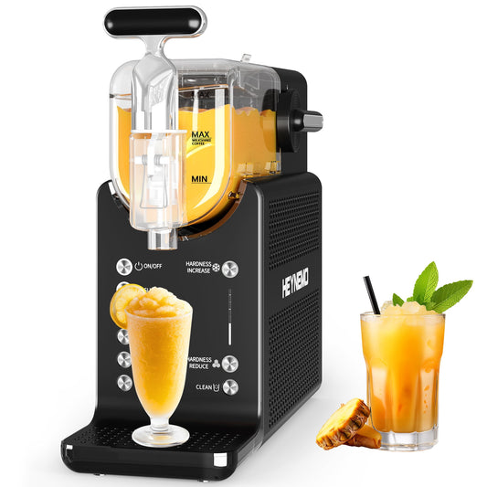 Slushie Machine for Home: 68oz Single-Tank Frozen Drink Maker with Rapid Chill Technology, Self-Cleaning System & 5 Drink Modes, Keep Drinks Cold up to 12 Hours, ETL Certified, Black