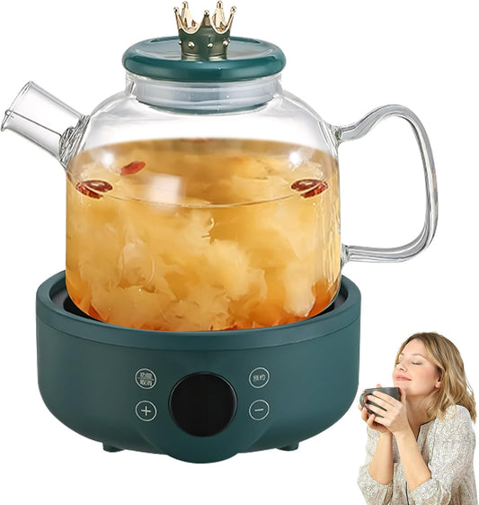 Small Insulated Electric Tea Kettle For Home And Office. Electric Kettle, Green And Healthy Kettle.