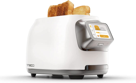 Smart Toaster with Touchscreen, Auto Lift and Lowers, 2-Slice Toast Individually, High-End Stainless Steel Design with Limitless Toasting Adjustment, Fresh, Reheat and Frozen