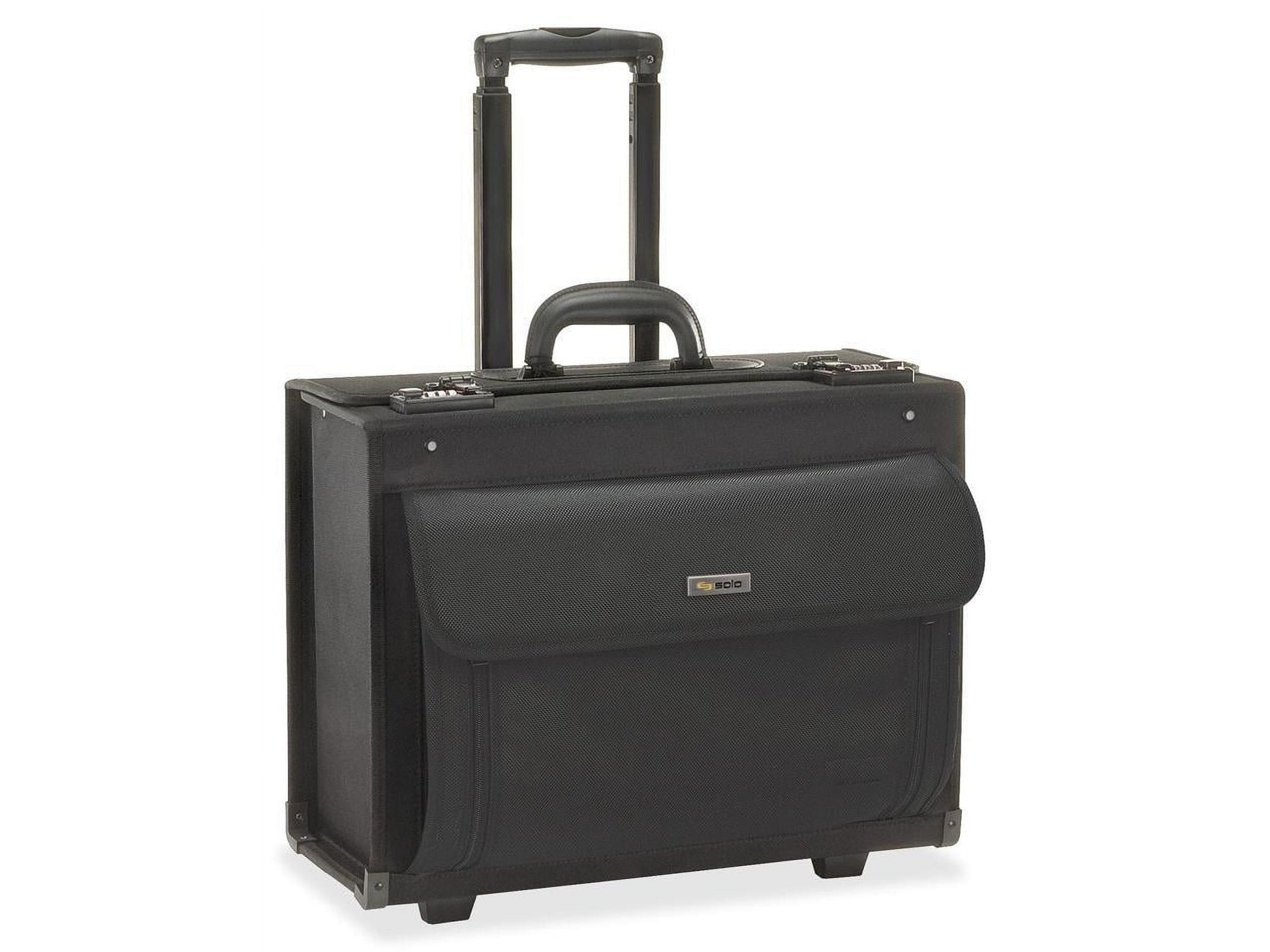 Solo USLB784 US Luggage Ballistic Rolling Computer Catalog Case, Black