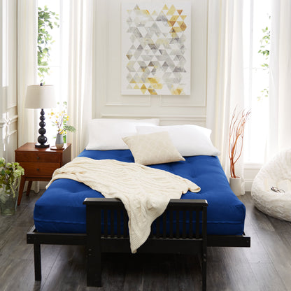 Sorra Home - 5 inch Reversible Tufted Futon Mattress, Queen Size