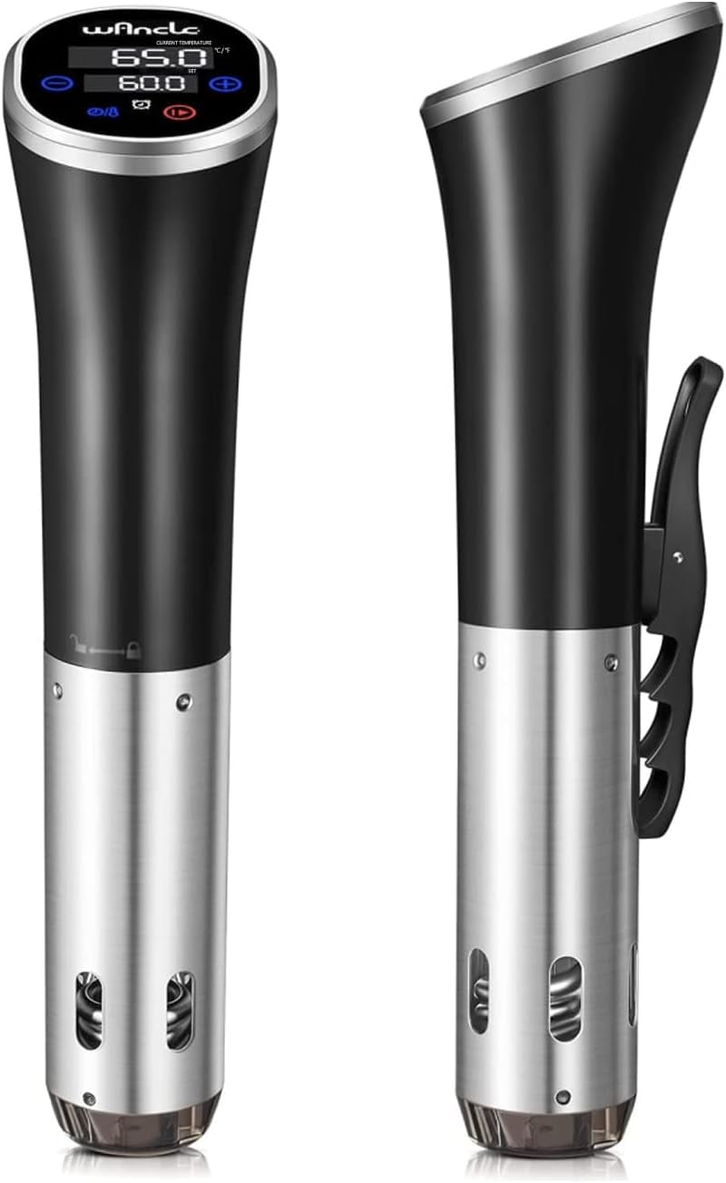 Sous Vide Cooker Machine 1100W IPX7 Immersion Circulator, with Reservation Function, Easy to store
