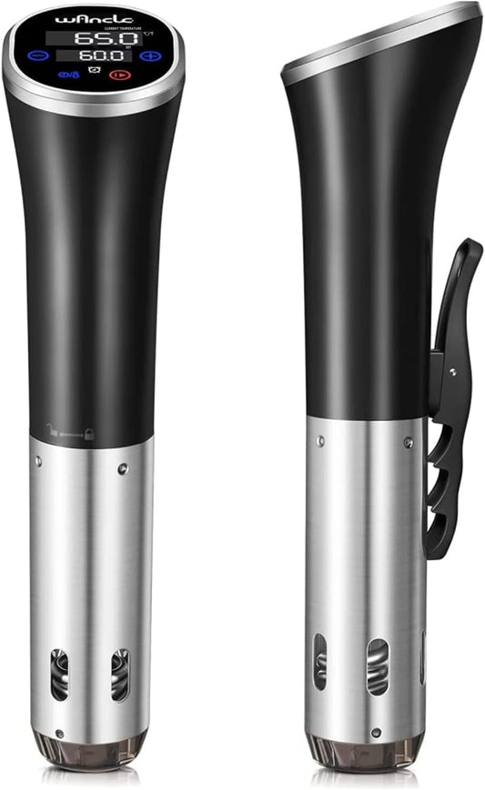 Sous Vide Cooker Machine 1100W IPX7 Immersion Circulator, with Reservation Function, Easy to store