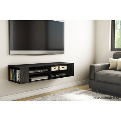 South Shore City Life 48" Wall Mounted TV Stand, Weathered Oak
